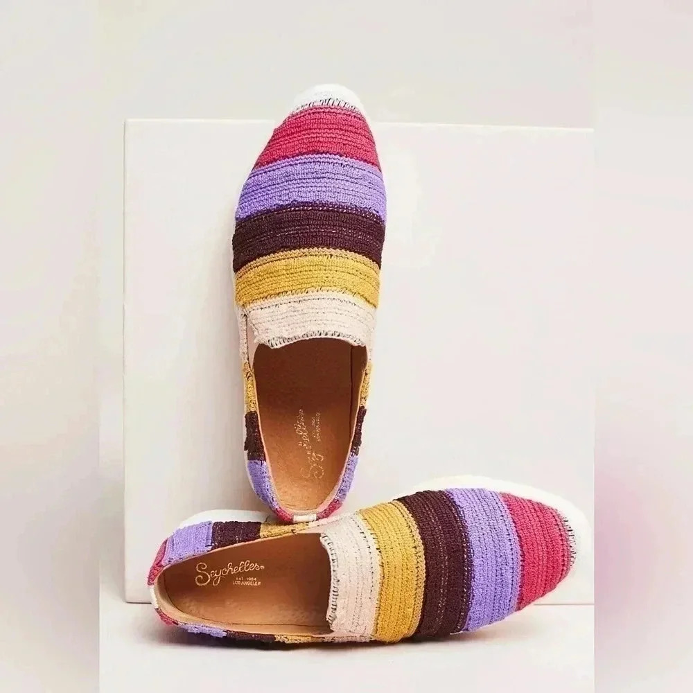 Seychelles Crocheted Fringe Sneakers‎ Sz 10